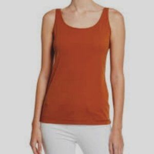Jana Brown Scoop-Neck Ribbed Tank Top